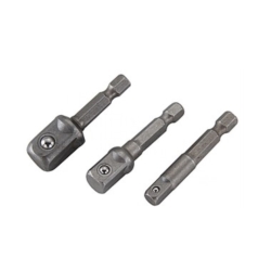 SOCKET ADAPTER 1/2" 3/8" 1/4" HEX SHANK 3X