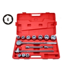 ZESTAW KLUCZY NASADOWYCH 3/4'' 22-50MM HEX HEAVY DUTY 14X