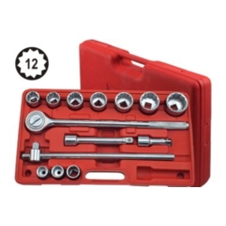 ZESTAW KLUCZY NASADOWYCH 3/4'' 22-50MM 12-STAR HEAVY DUTY 14X