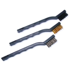 BRUSHES SET 3X NYLON BRASS STEEL 40MM