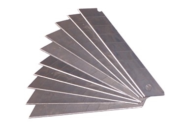 LAME RICAMBIO PER COLTELLI 18MM 10X LAME RICAMBIO PER COLTELLI 18MM 10X