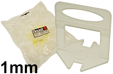 KLIPY PRO VYROVNÁNÍ OBKLADŮ 1MM 100X