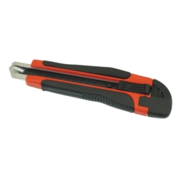 NÓŻ ŁAMANY WYSUWANY DO TAPET 18MM SK-5, TPR HANDLE, METAL