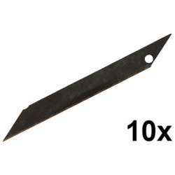 OSTRZA DO NOŻY DO TAPET 9MM PRECISION, SK-5 BLACK 10X
