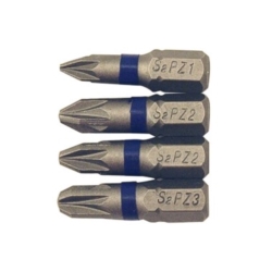KOŃCÓWKI WKRĘTAKOWE 4X PZ1-2-2-3, S2 STEEL