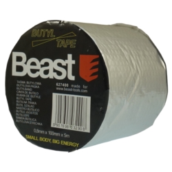 TAŚMA BUTYLOWA USZCZELNIAJĄCA WODOODPORNA 0,8MM x 100MM x 5M BUTYL WATERPROOF