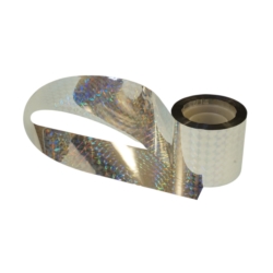 TAŚMA ODSTRASZAJĄCA PTAKI  WSTĄŻKA OZDOBNA 48MMx50M HOLOGRAPHIC TWO SIDED
