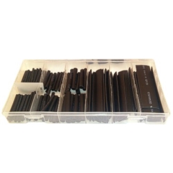 SCHRUMPFSCHLAUCHENS 127X BLACK THERMO TUBES