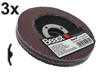 LAMELOVE BRUSNE KOTOUCE P40/125MM FOLDED 3X LAMELOVE BRUSNE KOTOUCE P40/125MM FOLDED 3X