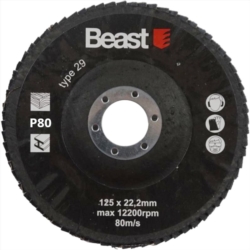  P80/125MM FOLDED 3X