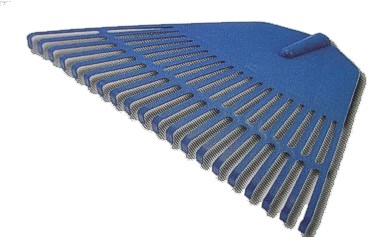 GRABIE WACHLARZOWE PLASTIKOWE DO LIŚCI I TRAWY 460MM 20T fi:28MM