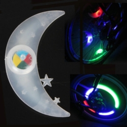 LED LAMPKA DO SZPRYCH W ROWERZE MIGAJĄCA LED BIKE 3-FUNCT. PP no batteries