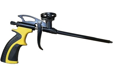 FOAM GAULKING GUN TEFLON COAT PROFI TEFLON YELLOW

