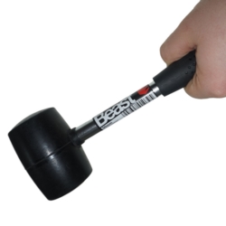 MŁOTEK GUMOWY Z METALOWYM TRZONKIEM 50MM 430G METAL