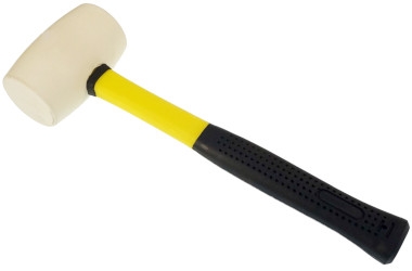 RUBBER MALLET 60MM, FG, WHITE, PROFI RUBBER MALLET 60MM, FG, WHITE, PROFI