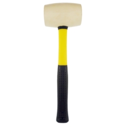 RUBBER MALLET 60MM, FG, WHITE, PROFI