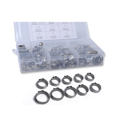 ZACISKI DO WĘŻY Z POJEDYNCZYM UCHEM 100X STEPLESS STAINLESS 12.8-...-23.5MM