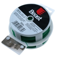 DRUT OGRODNICZY Z OBCINACZEM 50M 50M PLASTIC COATED