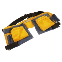 PAS NA NARZĘDZIA MONTERSKI SKÓRZANY 55x20CM FULL LEATHER DOUBLE COLOUR