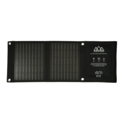PANEL SOLARNY TURYSTYCZNY ŁADOWARKA TELEFONU 60x23x2.5 CM 14W  DUAL USB OUTPUT 5V/2.1A
