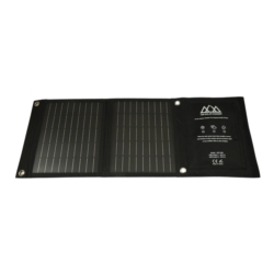PANEL SOLARNY TURYSTYCZNY ŁADOWARKA TELEFONU 60x23x2.5 CM 14W  DUAL USB OUTPUT 5V/2.1A