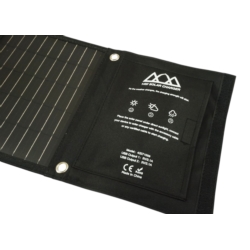 PANEL SOLARNY TURYSTYCZNY ŁADOWARKA TELEFONU 60x23x2.5 CM 14W  DUAL USB OUTPUT 5V/2.1A