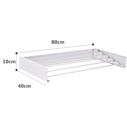 SUSZARKA NA PRANIE ROZKŁADANA 80x10x40CM ALU FOLDABLE max 25KG