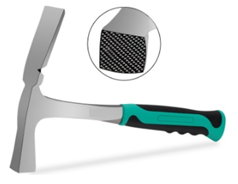 MŁOTEK MURARSKI BERLIŃSKI KUTY 980G D/F MAGNETIC MONOBLOCK RUBERRIZED HANDLE