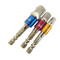 ADAPTERY REDUKCJE NA NASADKI DO WKRĘTARKI 1/2" 3/8" 1/4" HEX SHANK 3X