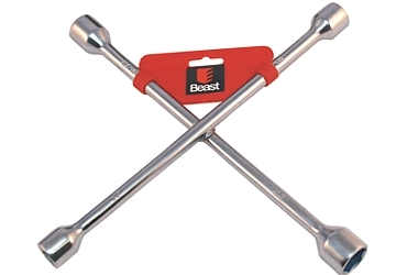 FOUR-WAY RIM WRENCH 17-19-22 -13/16''