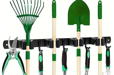 WIESZAK NA NARZĘDZIA MIOTŁY MOPY 4+5 49CM WIESZAK NA NARZĘDZIA MIOTŁY MOPY 4+5 49CM