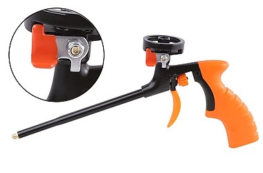 PISTOLET DO PIANY MONTAŻOWEJ BLACK, CUT-OFF SWITCH PISTOLET DO PIANY MONTAŻOWEJ BLACK, CUT-OFF SWITCH