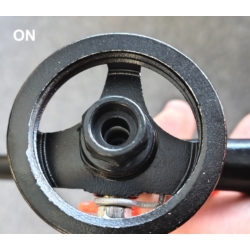 PISTOLET DO PIANY MONTAŻOWEJ BLACK, CUT-OFF SWITCH