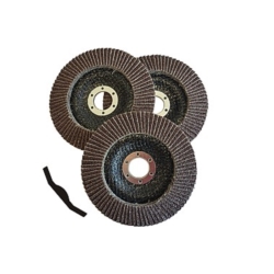                             DISQUES ABRASIFS A LAMELLES, LOT DE TROIS
                          