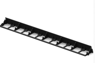 OBRZEŻE TRAWNIKOWE 58 100CM x 58MM BLACK 6xFIX. HOLES