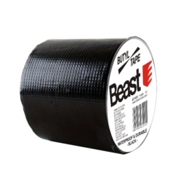 TAŚMA BUTYLOWA CZARNA USZCZELNIAJĄCA WODOODPORNA 0,8MM x 100MM x 5M BUTYL WATERPROOF BLACK UV