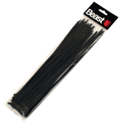 OPASKA TRYTKA TAŚMA KABLOWA ZACISKOWA CZARNA 50SZT 190x4.7MM NYLON BLACK 50X