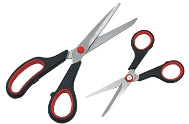 ZESTAW NOŻYCZEK STAINLESS 2X 21-14CM