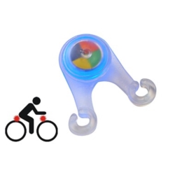 LED LAMPKA DO SZPRYCH W ROWERZE MIGAJĄCA LED BIKE 3-FUNCT. PP no batteries