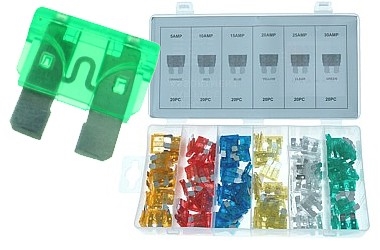 CAR FUSES 120X 5-30A MIX REGULAR SIZE