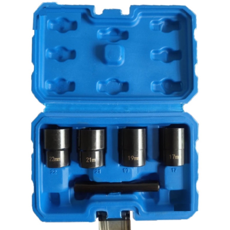ZESTAW NASADEK DO USZKODZONYCH ŚRUB 5EL 5X 17,19,21,22MM + DRIFT- PUNCH