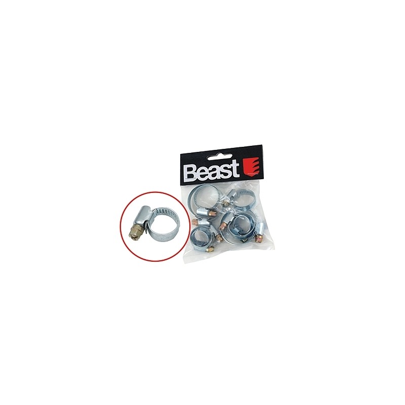 COLLIERS DE SERRAGE EN ACIER 4x(40-60MM), 2x(60-80MM),2x(80-100MM)