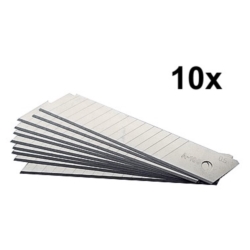 OSTRZA DO NOŻY DO TAPET 18MM 14 SEGMENTS 0,38MM 10X  NO EAN CODE