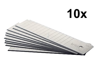 OSTRZA DO NOŻY DO TAPET 18MM 14 SEGMENTS 0,38MM 10X NO EAN CODE OSTRZA DO NOŻY DO TAPET 18MM 14 SEGMENTS 0,38MM 10X NO EAN CODE