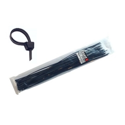 OPASKA TRYTKA TAŚMA KABLOWA ZACISKOWA CZARNA 30SZT 500x4.7MM BLACK NYLON 30X
