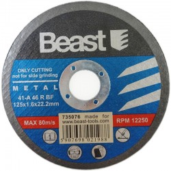  125 x 1.6 x 22.2MM METAL Q++