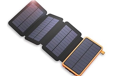 PANEL SOLARNY TURYST. ŁADOWARKA TELEFONU POWERBANK 20000 mAh, 4SOLAR PANEL, 15.5*8*3.3CM PANEL SOLARNY TURYST. ŁADOWARKA TELEFONU POWERBANK 20000 mAh, 4SOLAR PANEL, 15.5*8*3.3CM