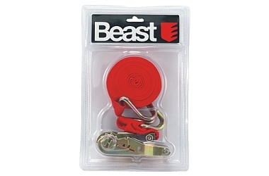 RATCHET TIE DOWN SET 765KG 4.5M x 50MM  HEAVY DUTY