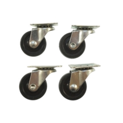                             FURNITURE ROT. CASTERS - RUBBER: NO FLOOR SCRATCH
                          
