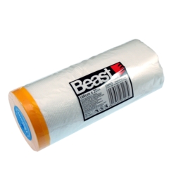 PELICULA PROTECTORA DE PINTURA CON CINTA ADHESIVA 180CMx 20M